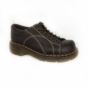 Dr. Martens - Chunky Heel Brown Lace up Oxfords